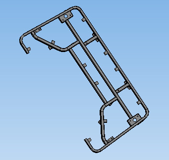 Багажник задний Stels Guepard A800GK-82210410 чёрный JU130570 JU129344