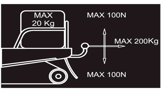 Наклейка из ПВХ самоклеющаяся буксировка 2 снегоход Stels Rosomaha Viking LU081367