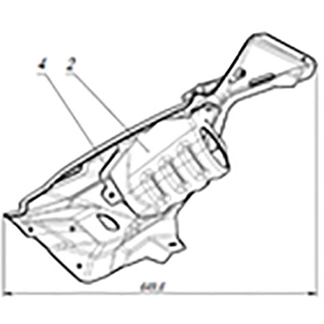Бампер передний правый Ataman в сборе SA600T-84020140 RY000438