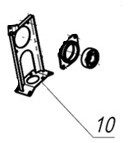 Опора промежуточного вала, стойка снегоход Stels Stavr JU121526 JU125878 Опора промежуточного вала, стойка снегоход Stels Stavr JU121526 JU125878