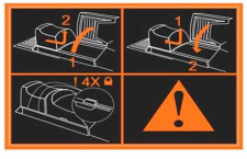 Наклейки из ПВХ самоклеющиеся Stels S600 (снятие и установка седла) LU081369