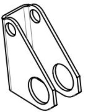 Кронштейн звездочки 14Т снегоход Stels Stavr JU114053