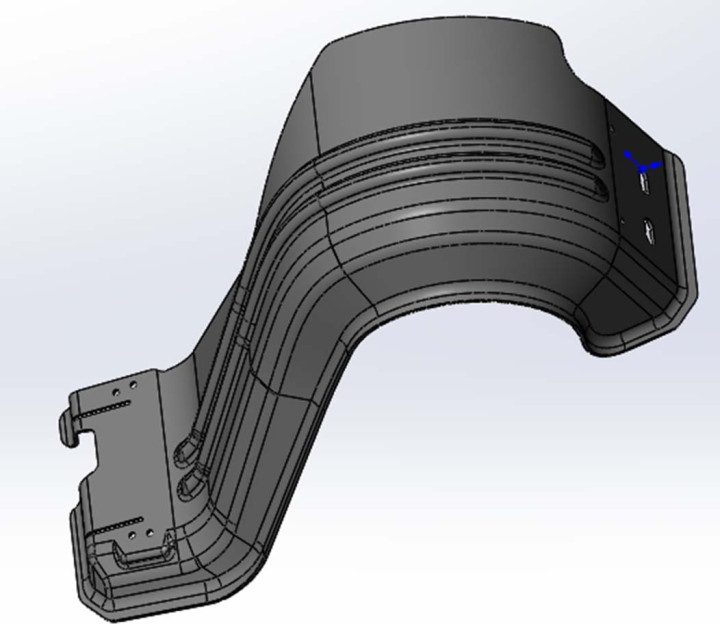 Кожух вариатора, черный LU093684 Кожух вариатора, черный LU093684