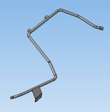 Защита боковая Stels Guepard A800GK-28030200-01 черная JU130515 JU129045