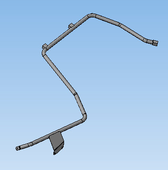 Защита боковая Stels Guepard A800GK-28030200-01 черная JU130515 JU129045