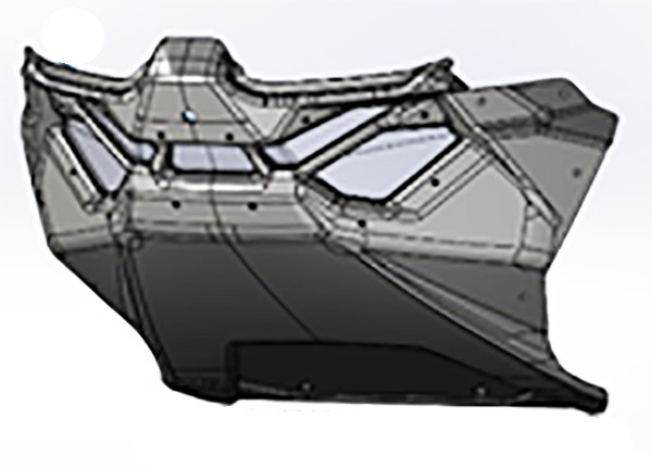 Защита радиатора Ataman в сборе SA800T-84020210 RY000181