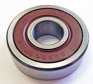 Подшипник шариковый радиальный 6303UU 17х47х14мм 9601-6303UU LU075362 Подшипник шариковый радиальный 6303UU 17х47х14мм 9601-6303UU LU075362