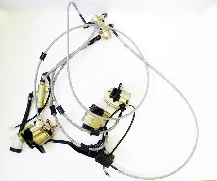 Тормозная система в сборе Stels Leopard 600\650 350000-102-0000 LU064735