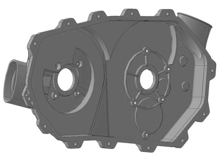 Корпус вариатора пластик (13 точек крепления) Stels Guepard LU084305 150100-103-0001 2142A-V01-00A1 Корпус вариатора пластик (13 точек крепления) Stels Guepard LU084305 150100-103-0001 2142A-V01-00A1