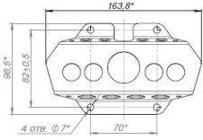 Кронштейн фонаря Viking 800 см3 JU107683