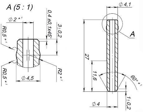 Штуцер 4 мм LU095010 Штуцер 4 мм LU095010