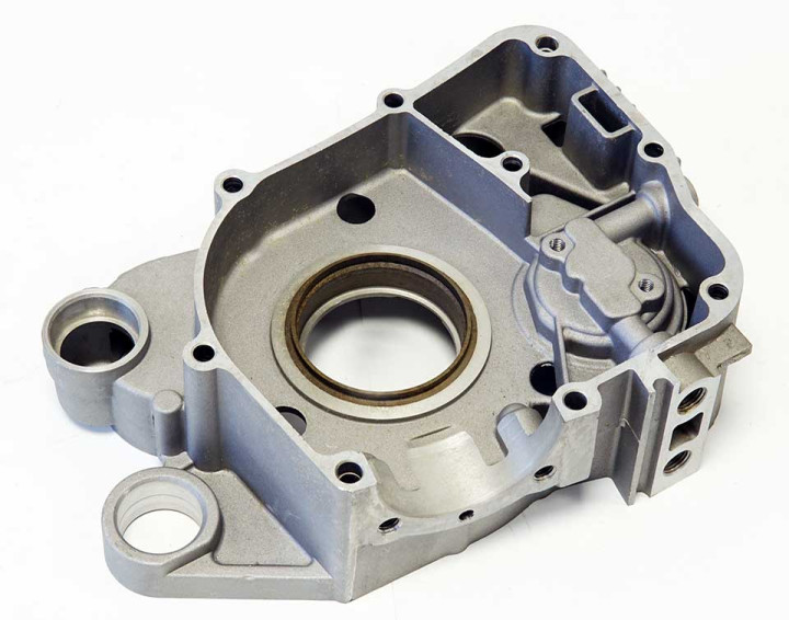 Картер двигателя (правая половина), ал.сплав снегоход Stels Капитан LU092353